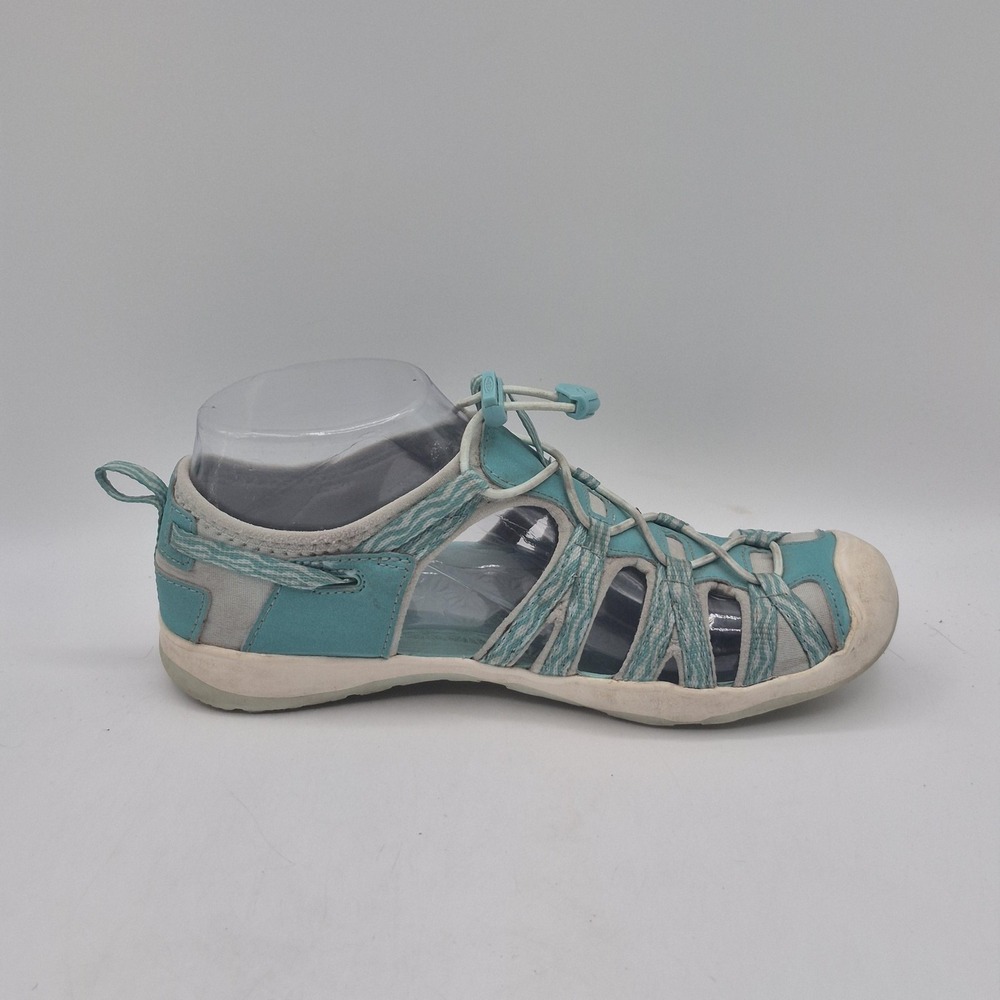 Keen Whisper Sandals Youth Girls Size 4 Blue Bungee Hiking Sport Water Shoes - Picture 2 of 13